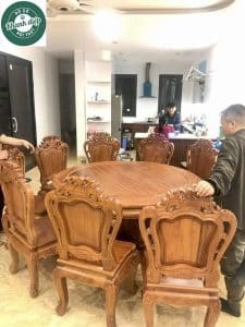 Bộ Bàn Ăn Gỗ Thịt
